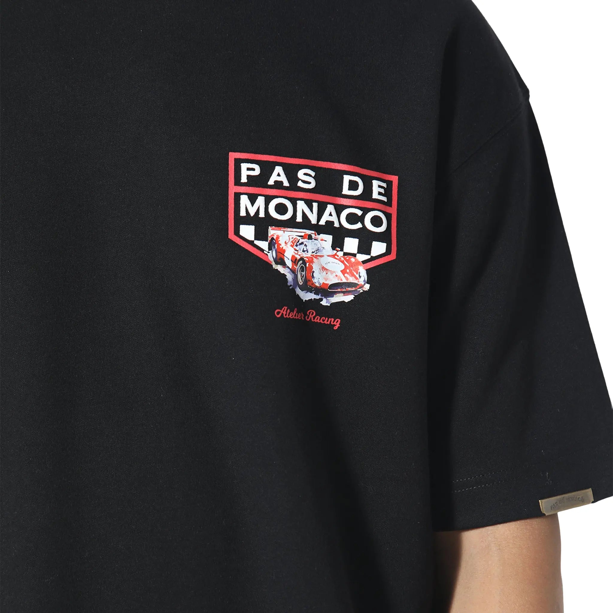 Detailed View of Pas De Monaco Victory Black T-Shirt 5060615212880